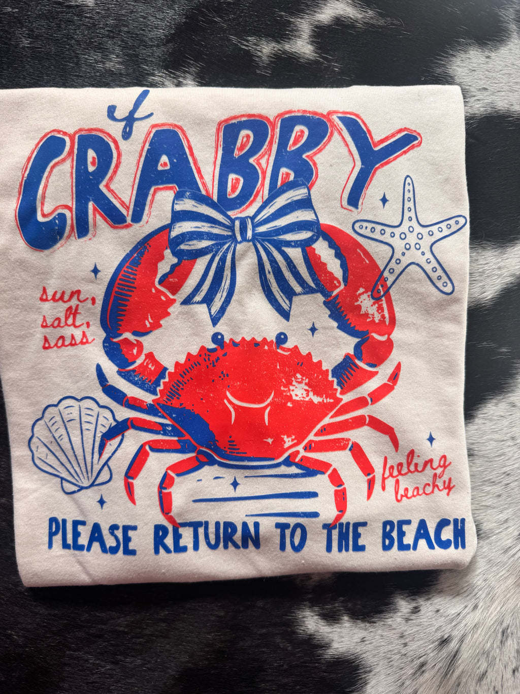 Crabby Return to Beach Shirt
