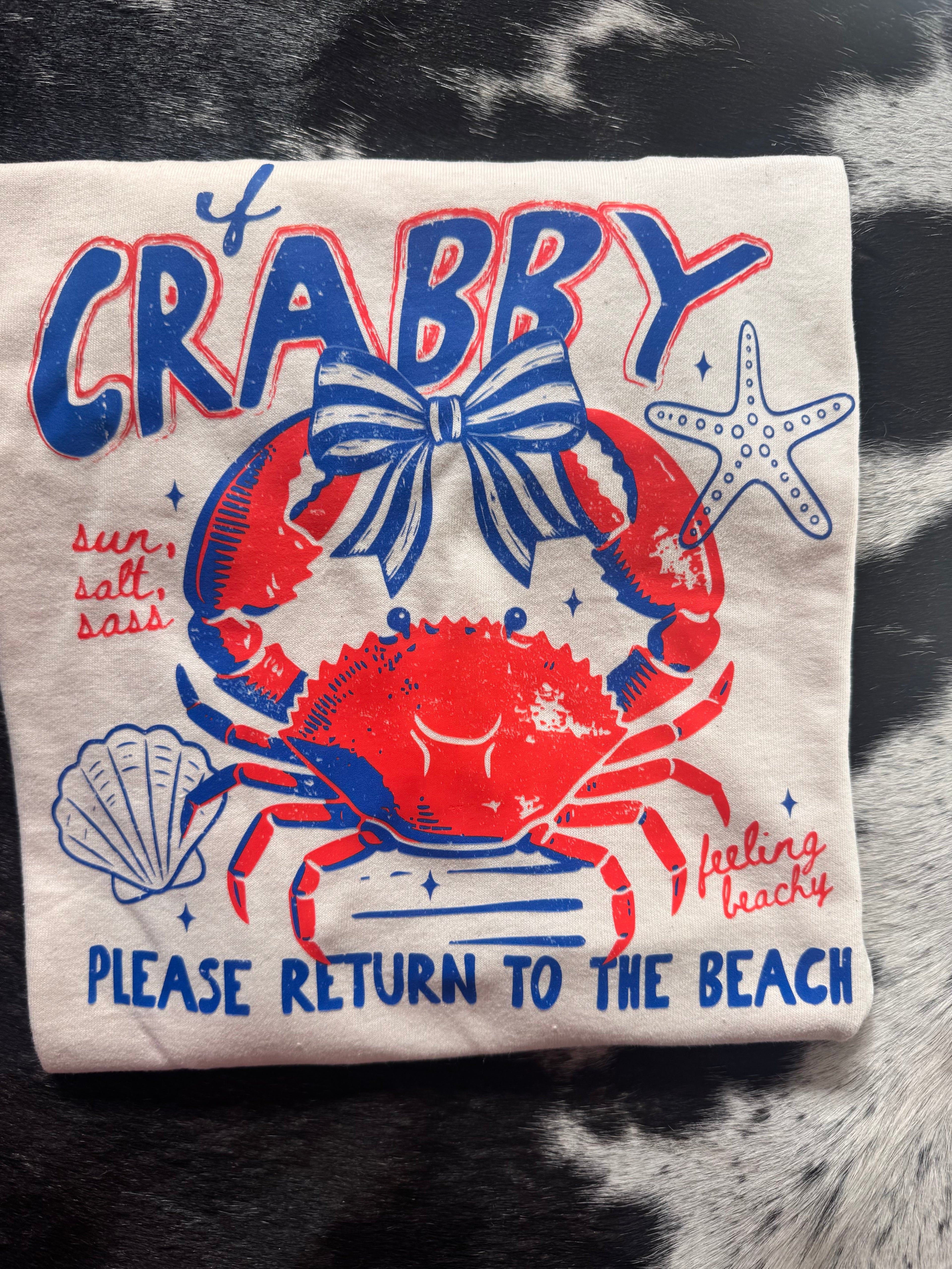 Crabby Return to Beach Shirt