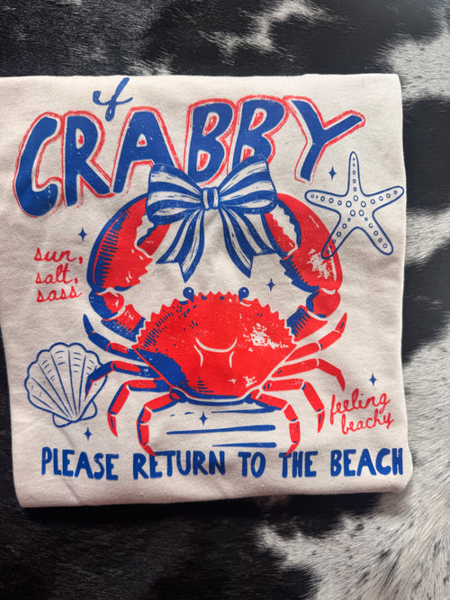 Crabby Return to Beach Shirt