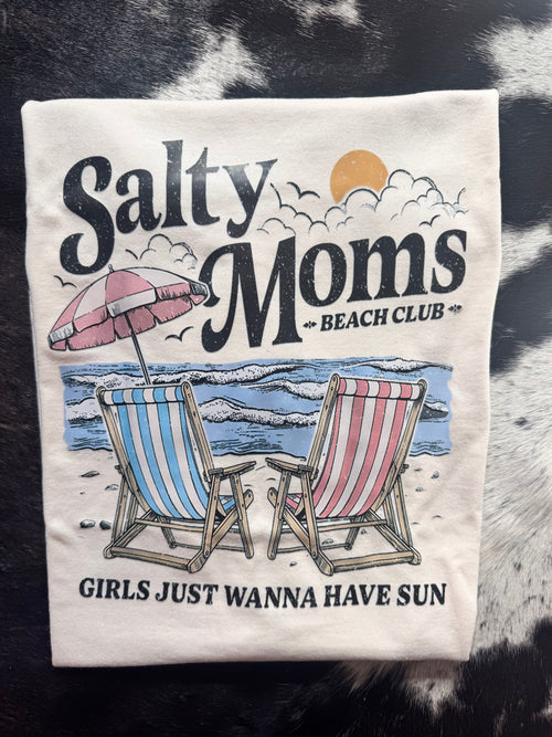 Salty Moms Beach Club shirt