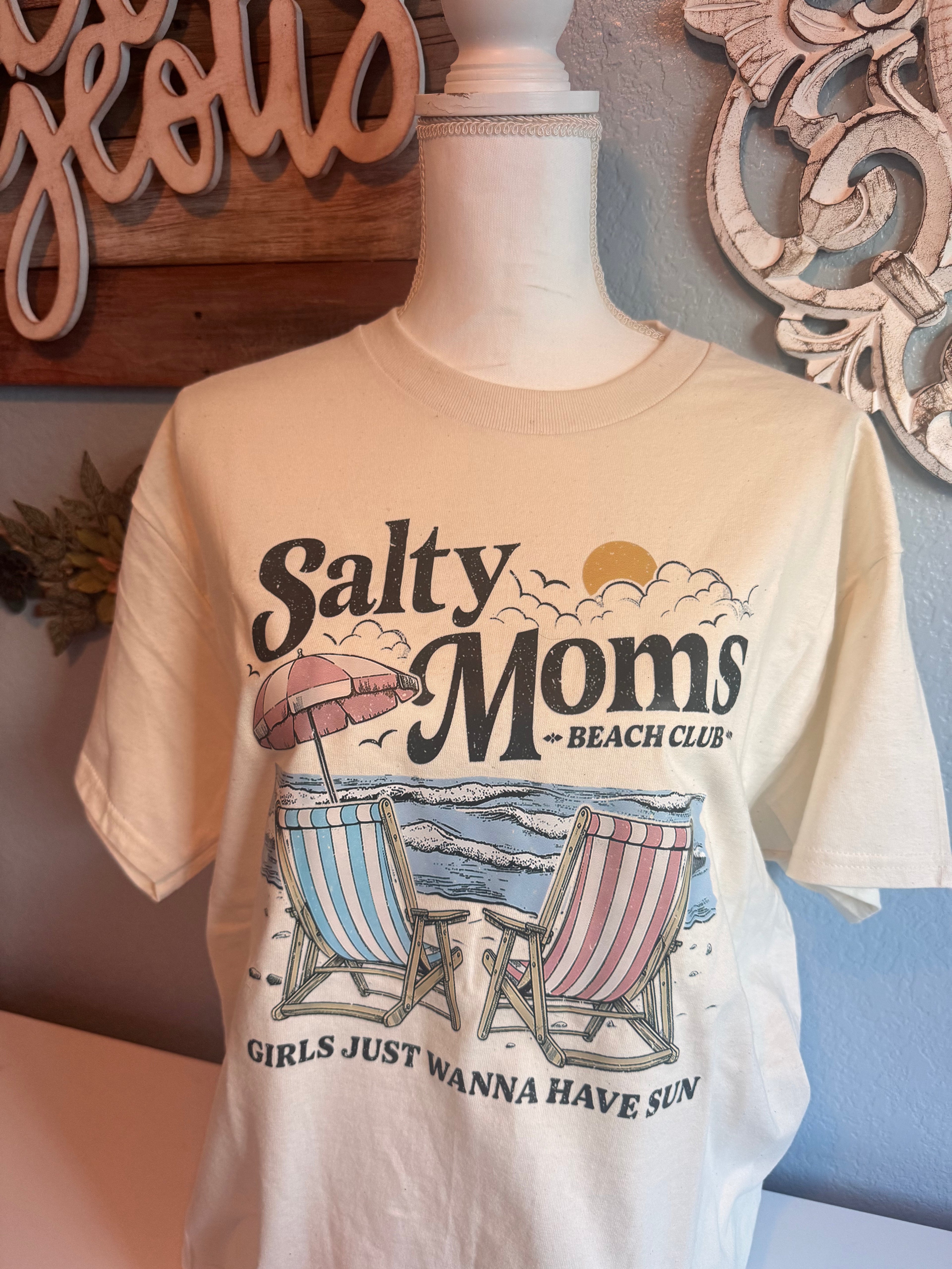 Salty Moms Beach Club shirt